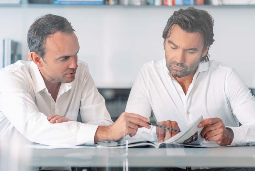 Thomas Link und Felix Gallist, Geschäftsführer der WertLand GmbH
